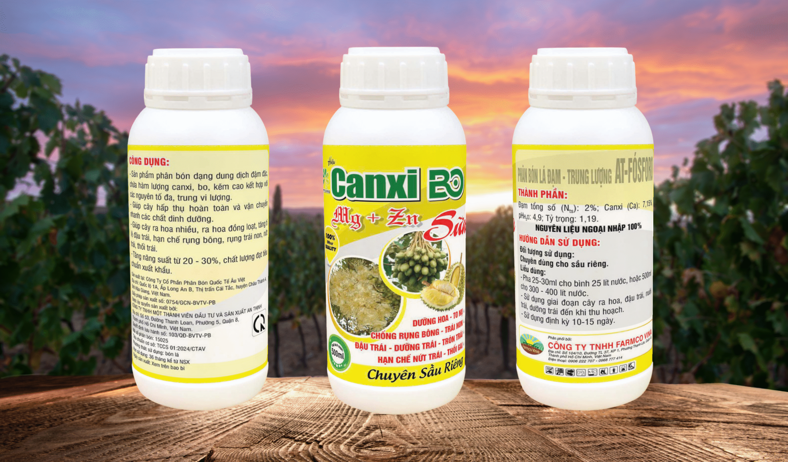 Canxi Bo Sữa Sầu Riêng - Nhãn Vàng (FC)